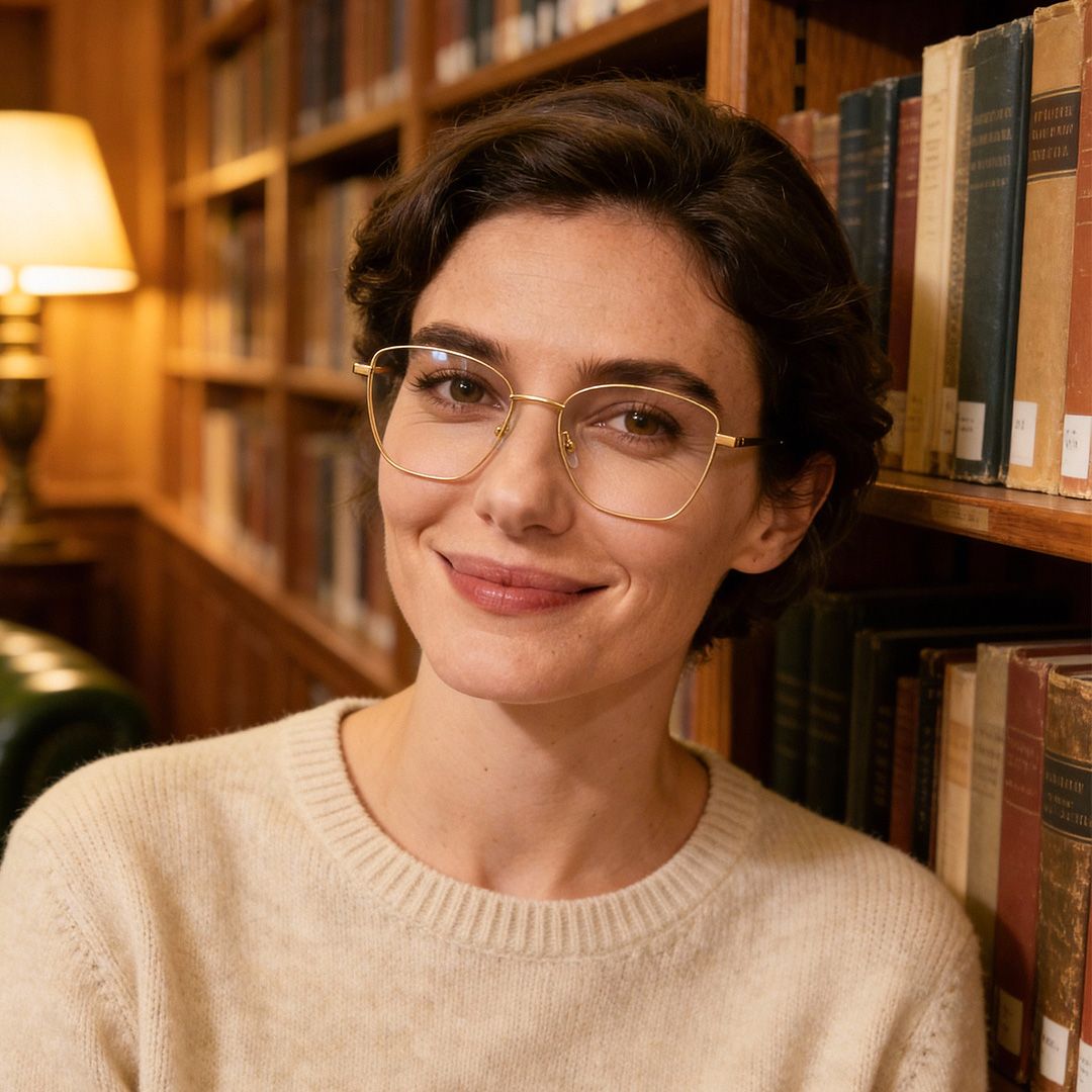 Skyler Carré Doré Lunettes0