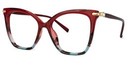 Lamar Lunettes Papillon Rouges2