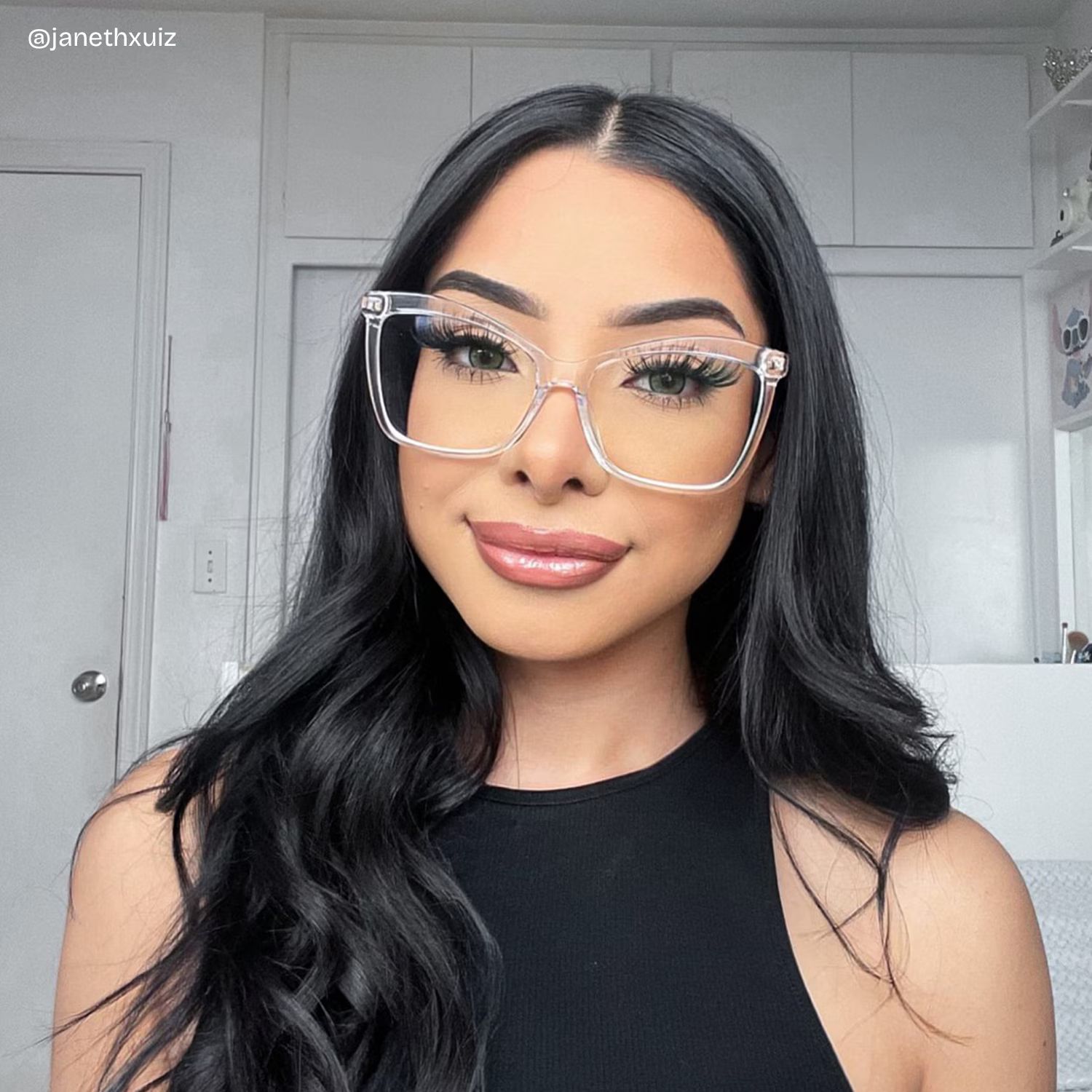 Isaebella Cristal Papillon Lunettes12
