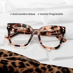 Minguela Rose Tortue Carré Lunettes0