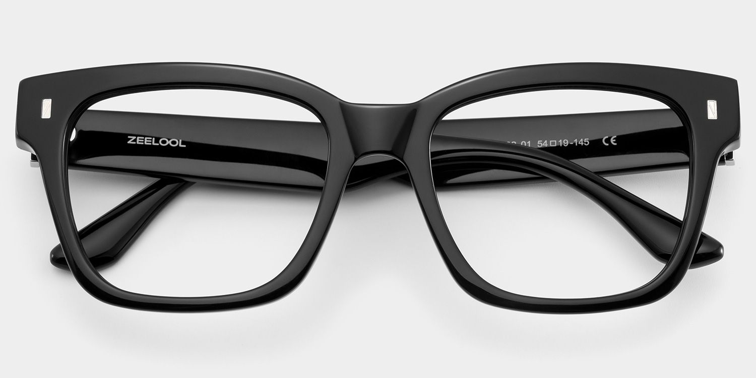 Pride Carré Noir Lunettes2