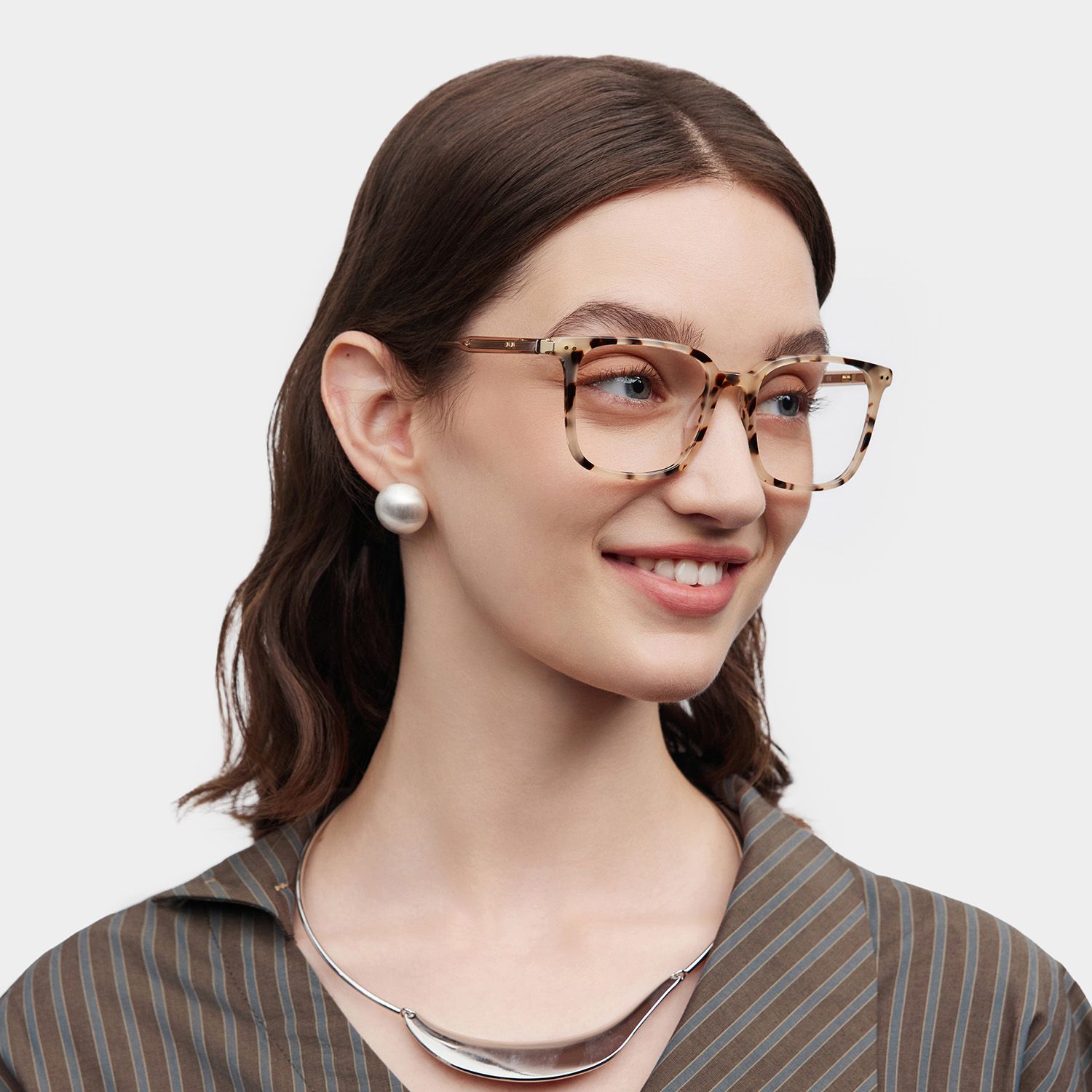 Zoe Carré Tortue Lunettes1