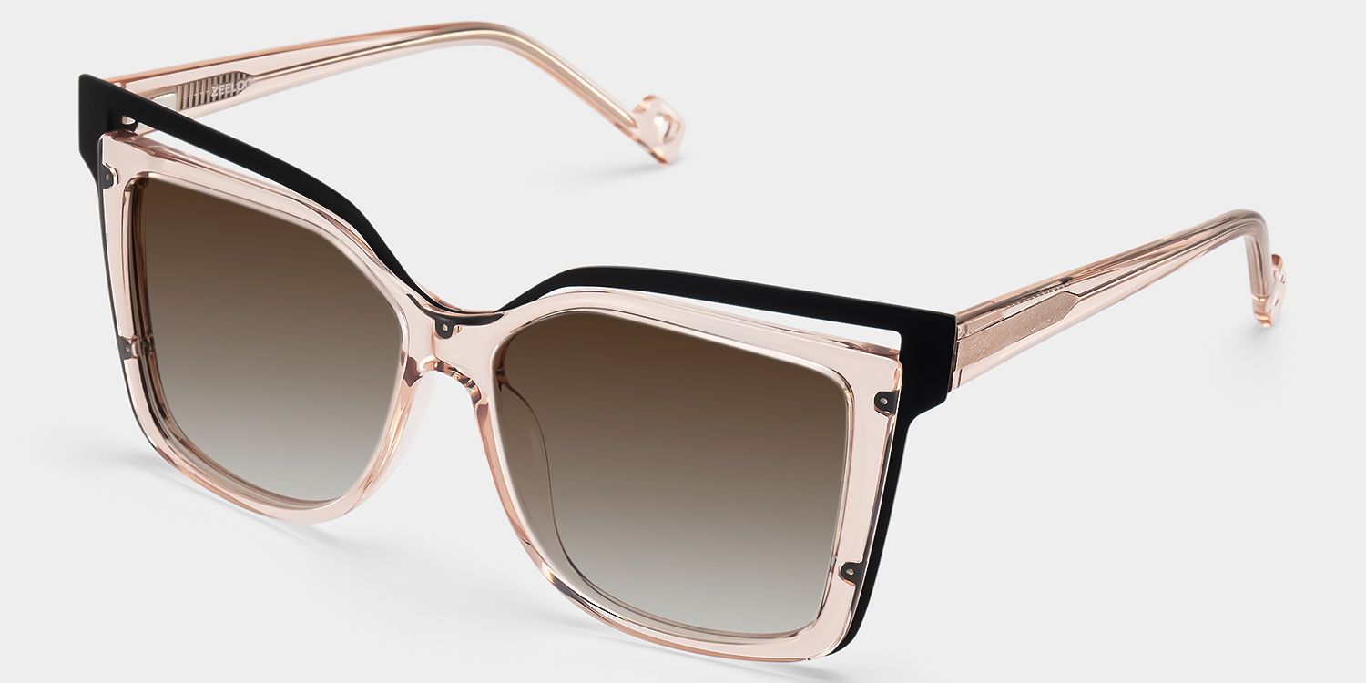 Lunettes de soleil Mixed Beige Twolla | ZEELOOL2