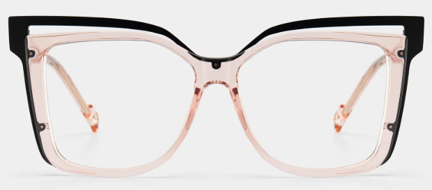 Carrées Beige Lunettes