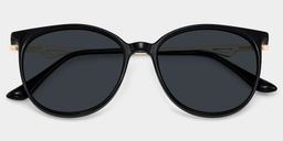Chanty noir Ronde lunettes de soleil1