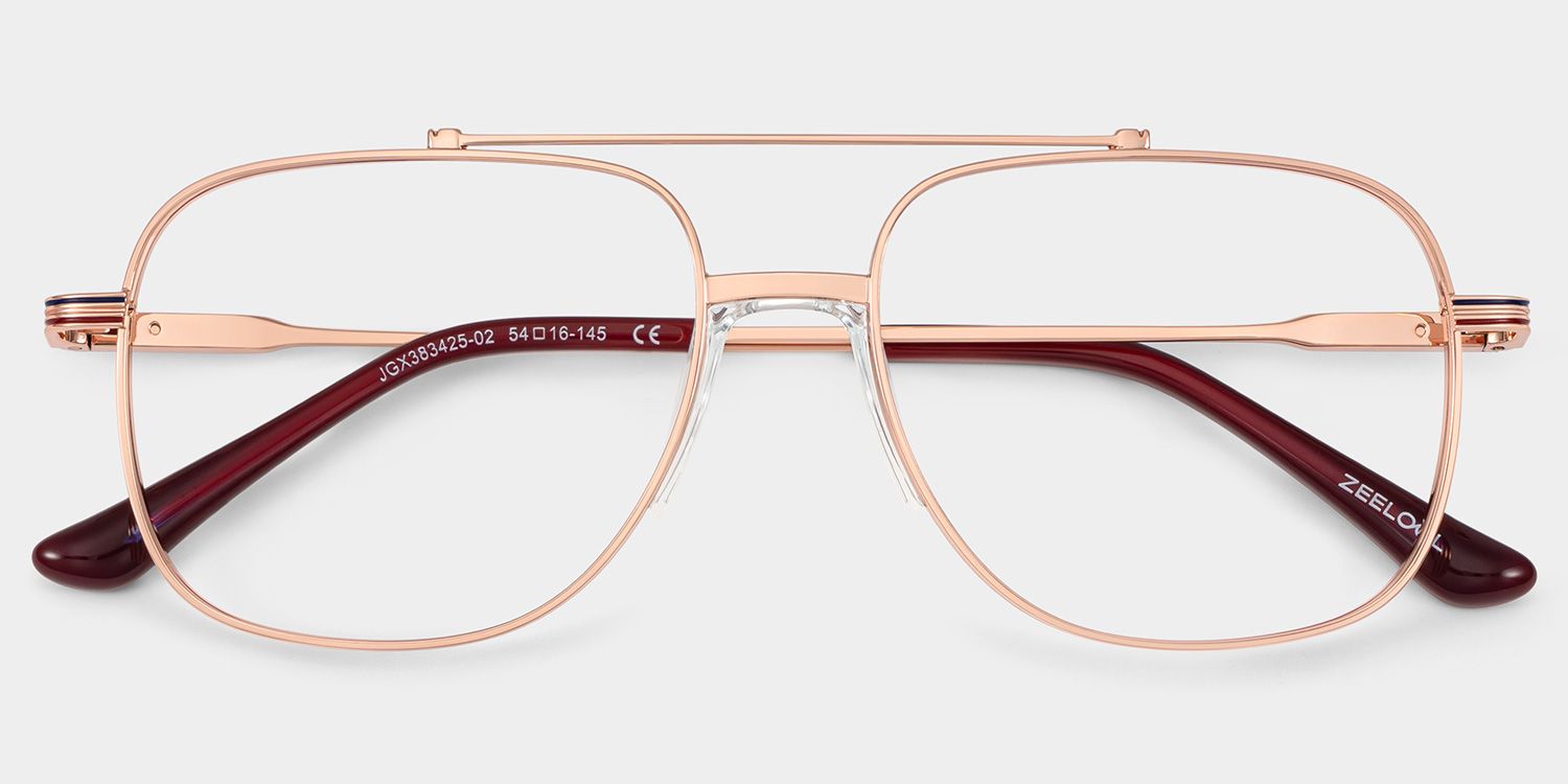 Poppy Or Rose Aviateur Lunettes2