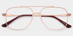 Poppy Or Rose Aviateur lunettes1