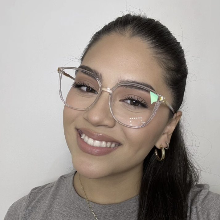 ZEELOOL Rodz Cristal Carré Lunettes