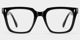 Lunettes rectangulaires noires Nick0