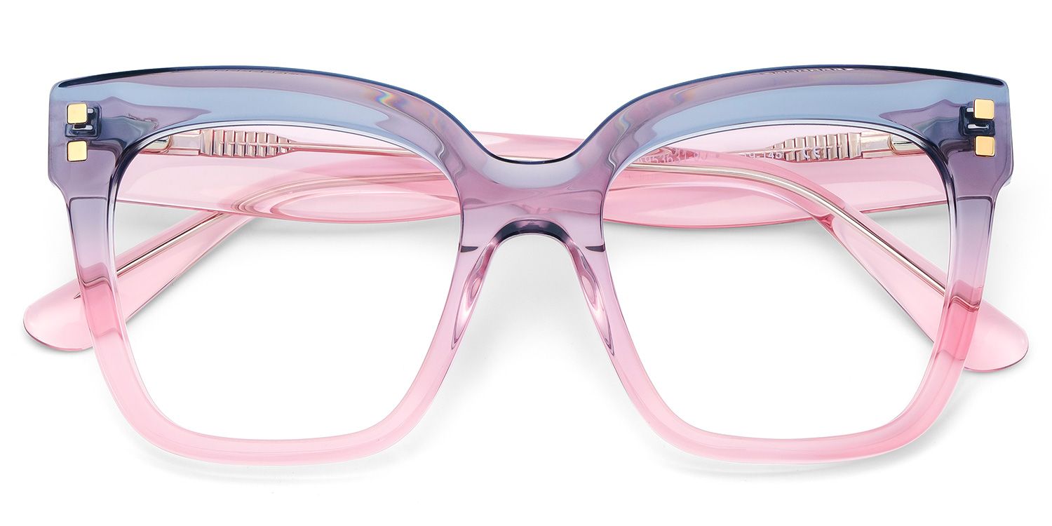 Minguela Carré Gris Rose Lunettes4