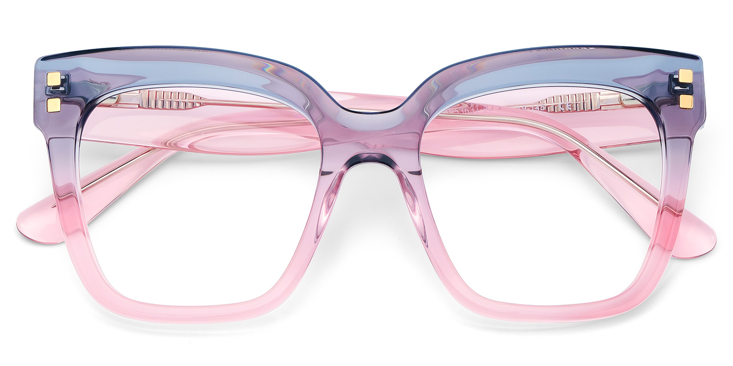 Minguela Carré Gris Rose Lunettes4