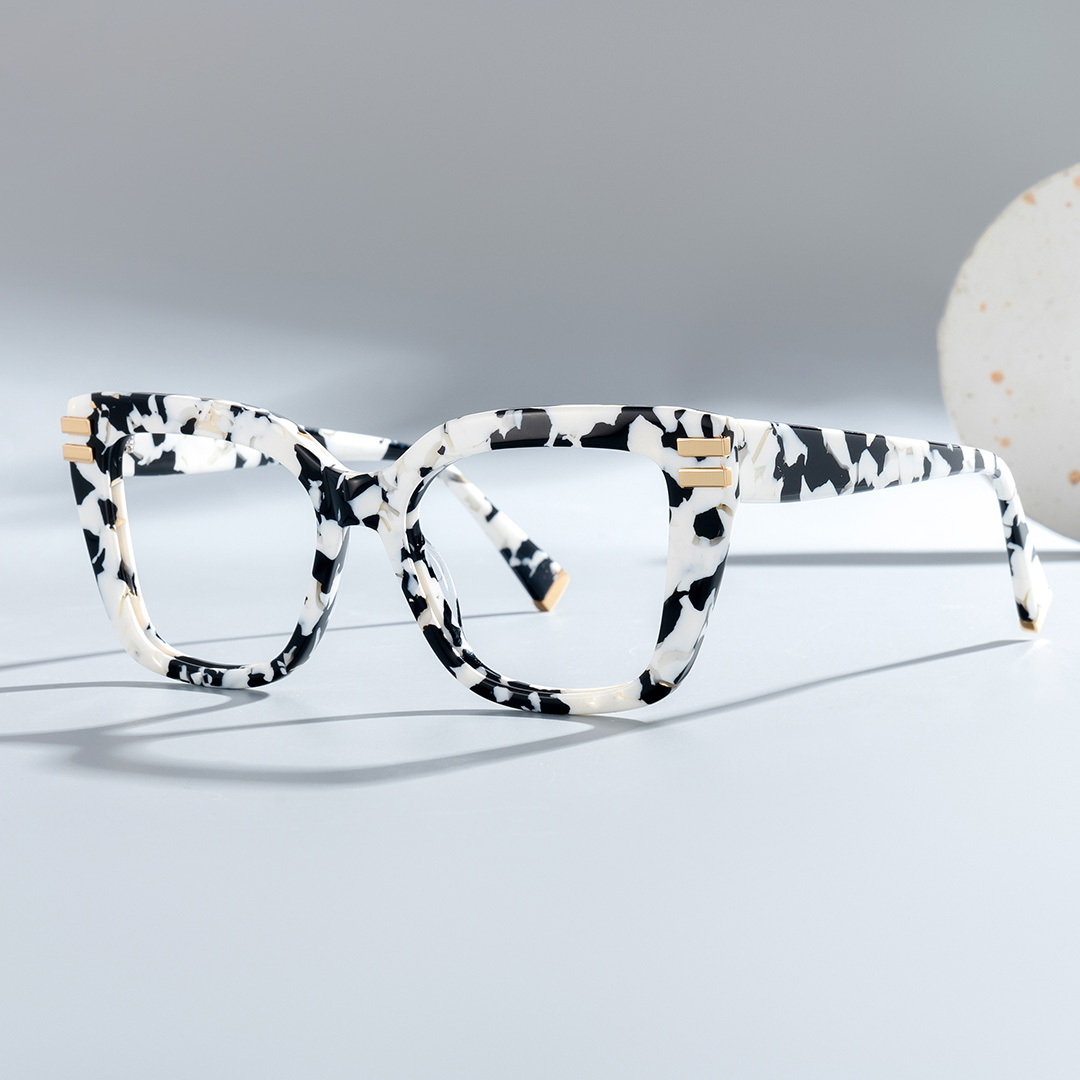 Cardozo Carré Imprimé Vache Lunettes2