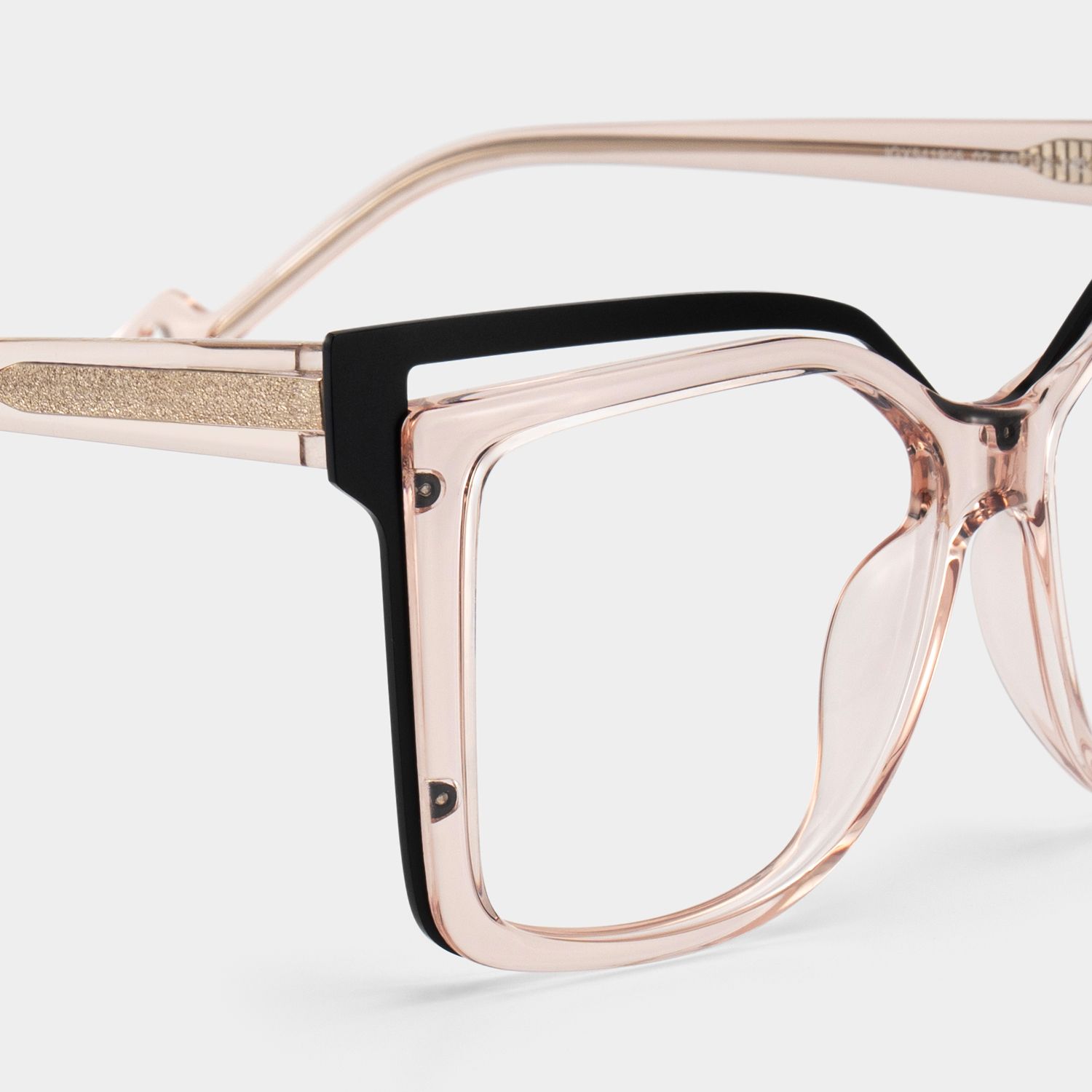 Twolla Carrées Beige Lunettes4