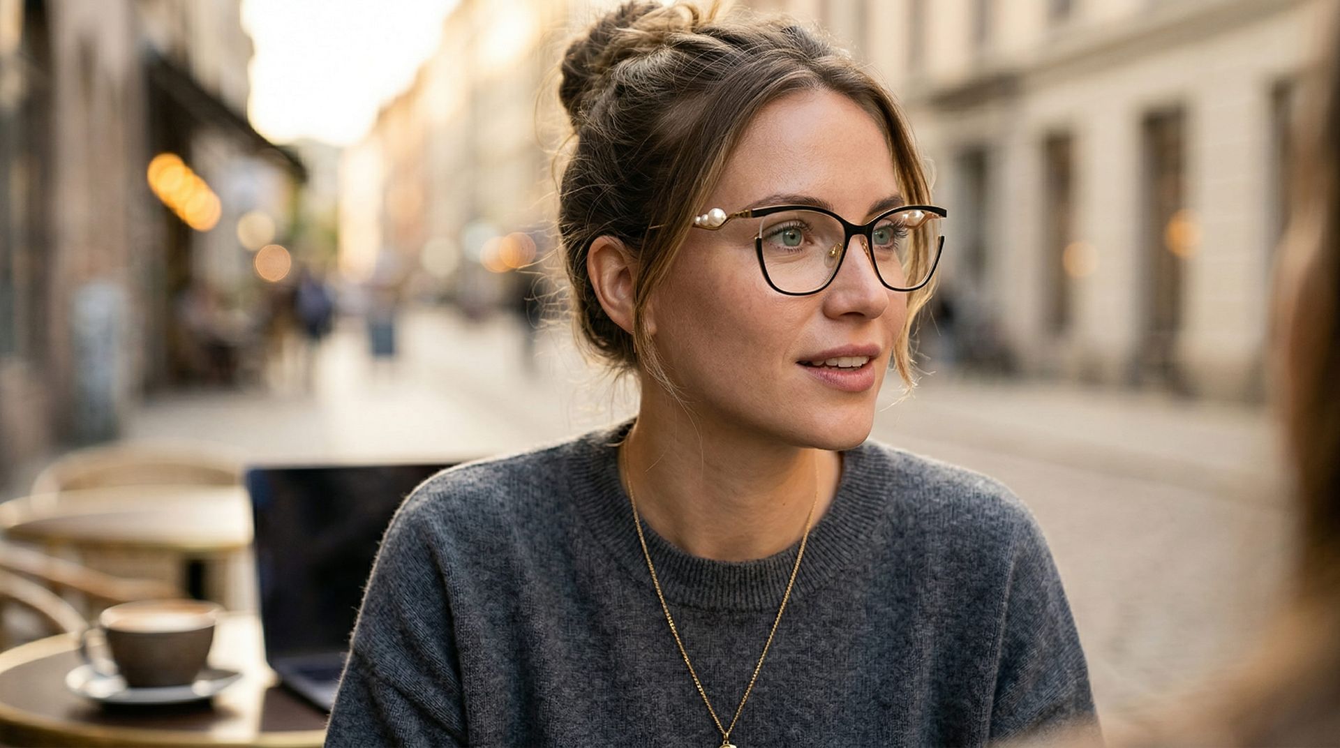 Aria Noir Papillon Lunettes5
