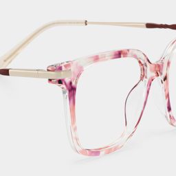 Carré Rose TR90 Lunettes5
