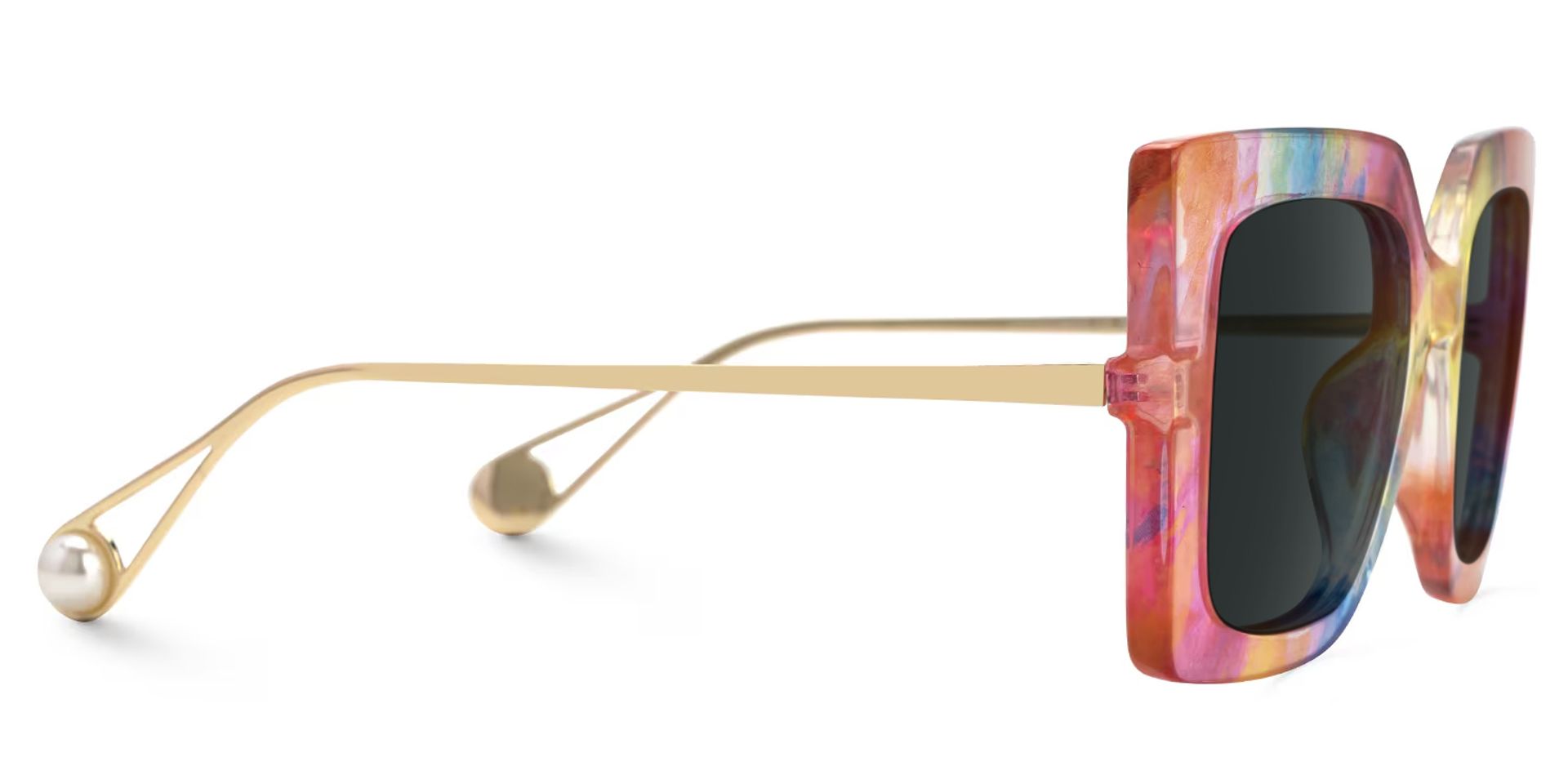 Qatar Multicolor Carré Lunettes4