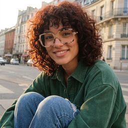 Lunettes carrées écaille de tortue Elena8