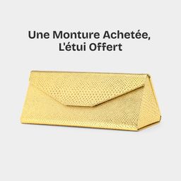 Abigail Doré Carré Lunettes0