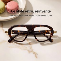 Aveline Tortue Aviateur lunettes0