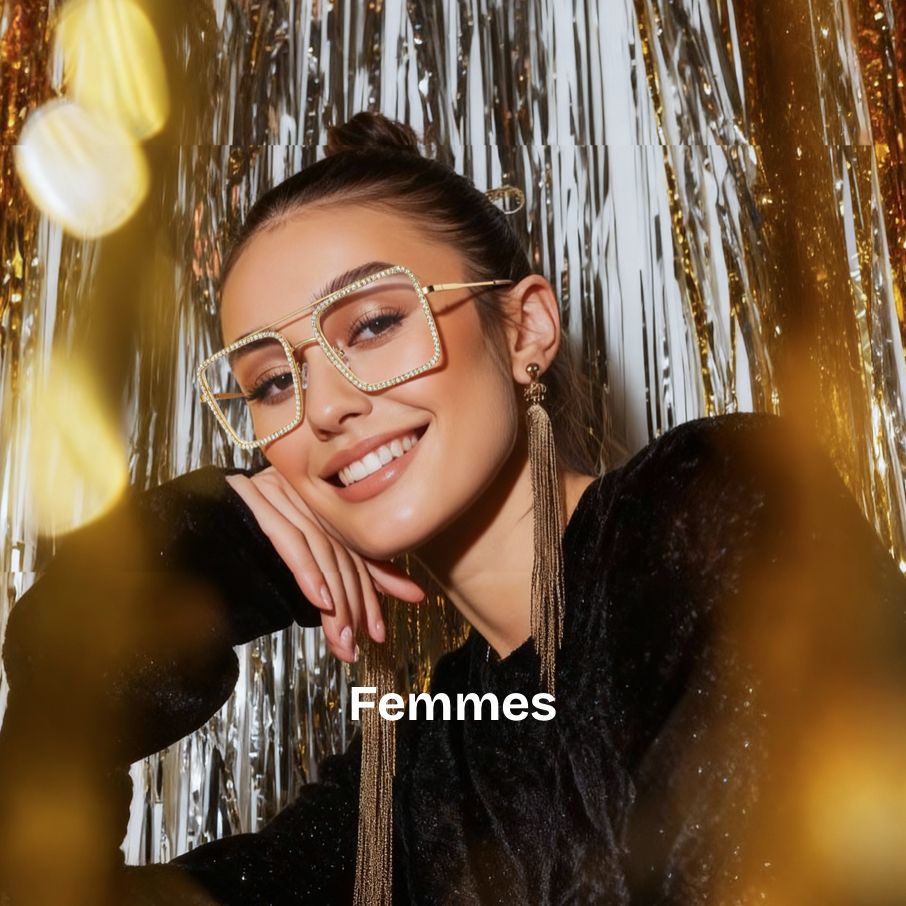 Femme lunettes