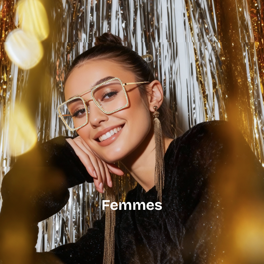 Femme lunettes