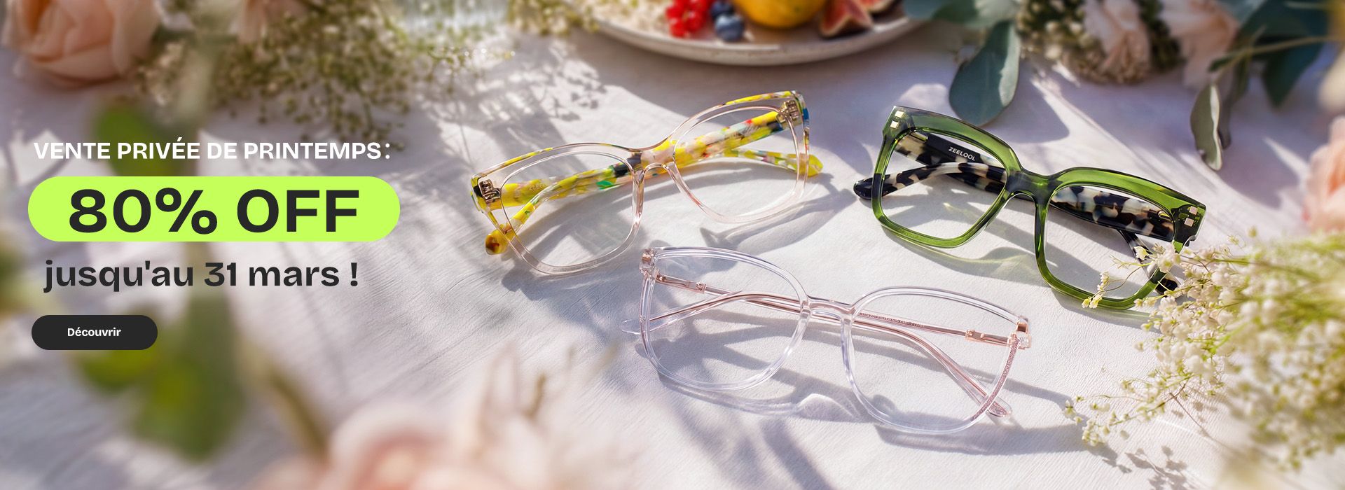 Zeelool optical eyeglasses online store TopBanner0