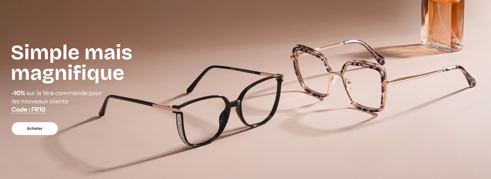 Zeelool optical eyeglasses online store TopBanner0