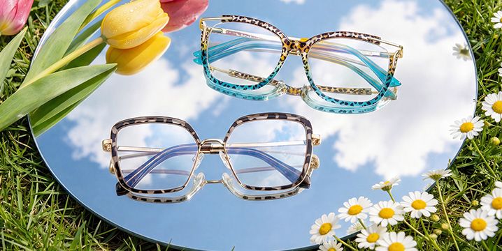 Écaille et Léopard lunettes