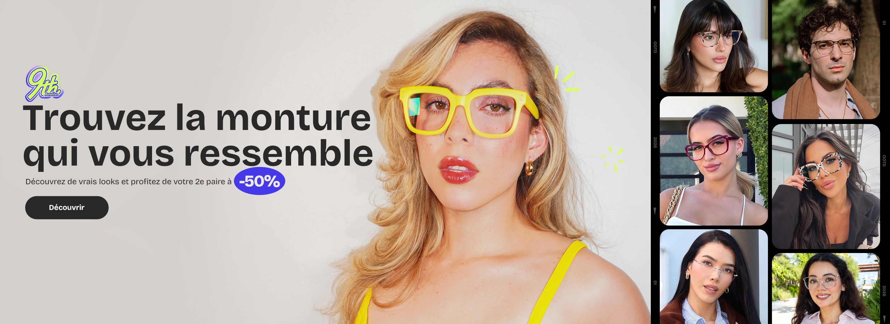 Zeelool optical eyeglasses online store TopBanner2