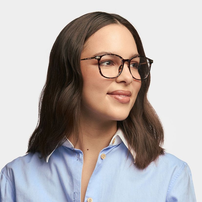 Greene Écaille Carré lunettes