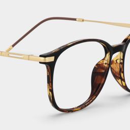 Greene Écaille Carré lunettes5