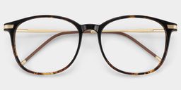 Greene Écaille Carré lunettes2