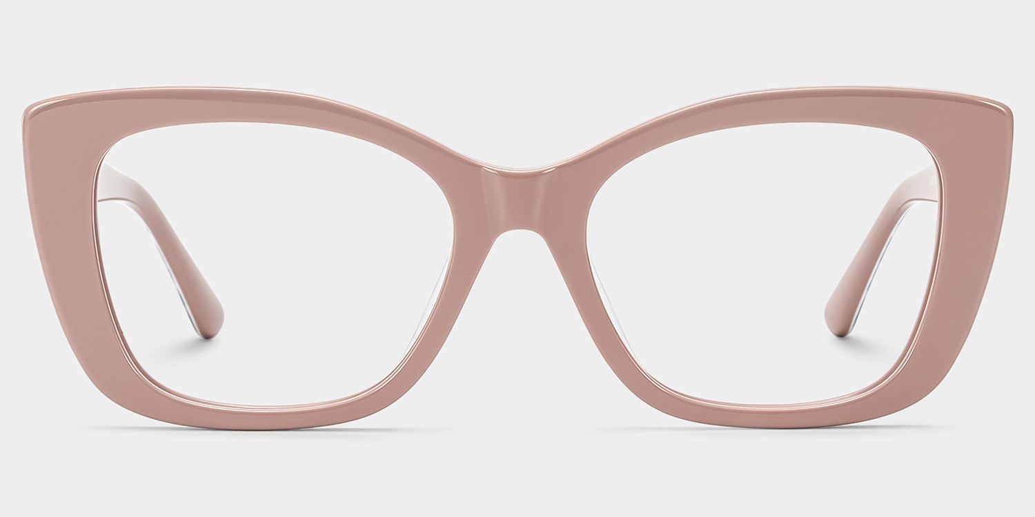 Lunettes œil-de-chat beiges Lillian | ZEELOOL0