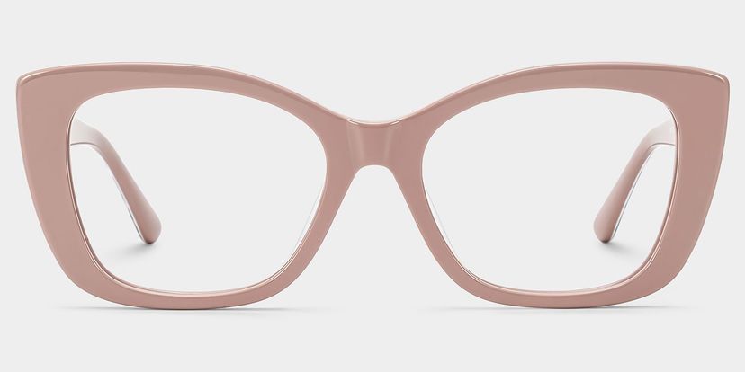 Lillian Beige Cat-eye lunettes