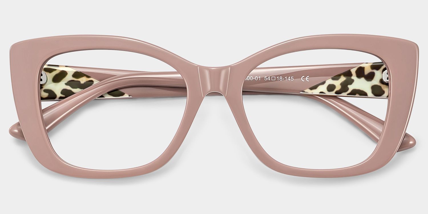 Lunettes œil-de-chat beiges Lillian | ZEELOOL1