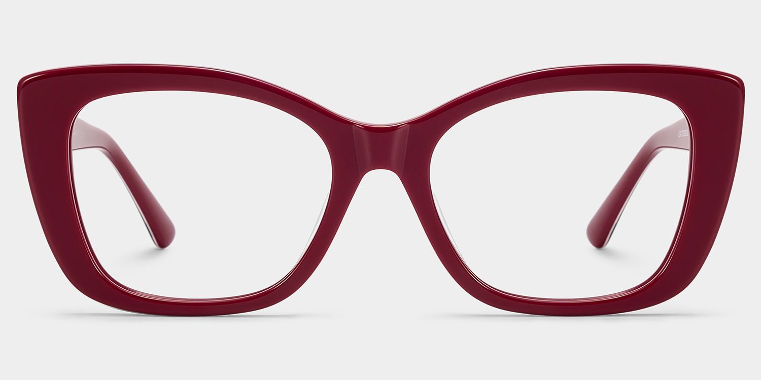 Lunettes œil-de-chat rouges Lillian | ZEELOOL1