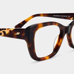 Lillian Écaille Cat-eye lunettes4
