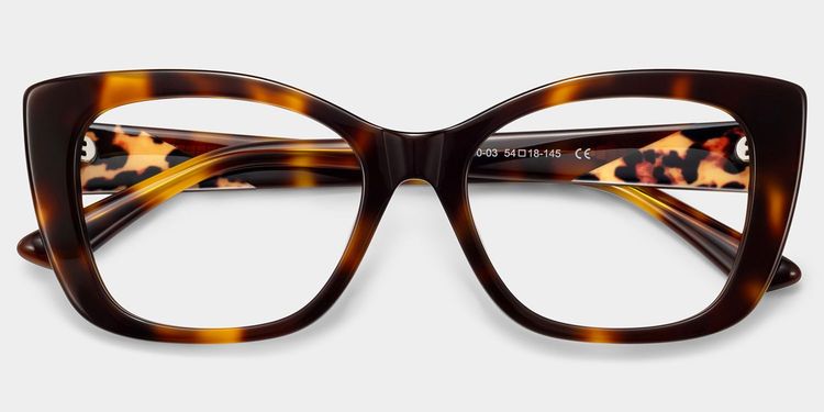 Lillian Écaille Cat-eye lunettes