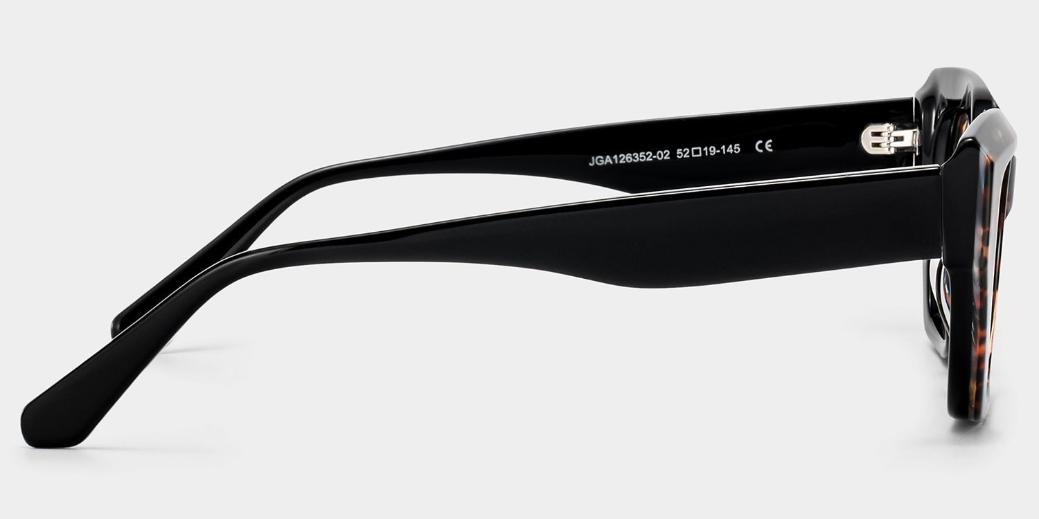 Lunettes Rectangulaires Sequoia à Imprimé Léopard | ZEELOOL3
