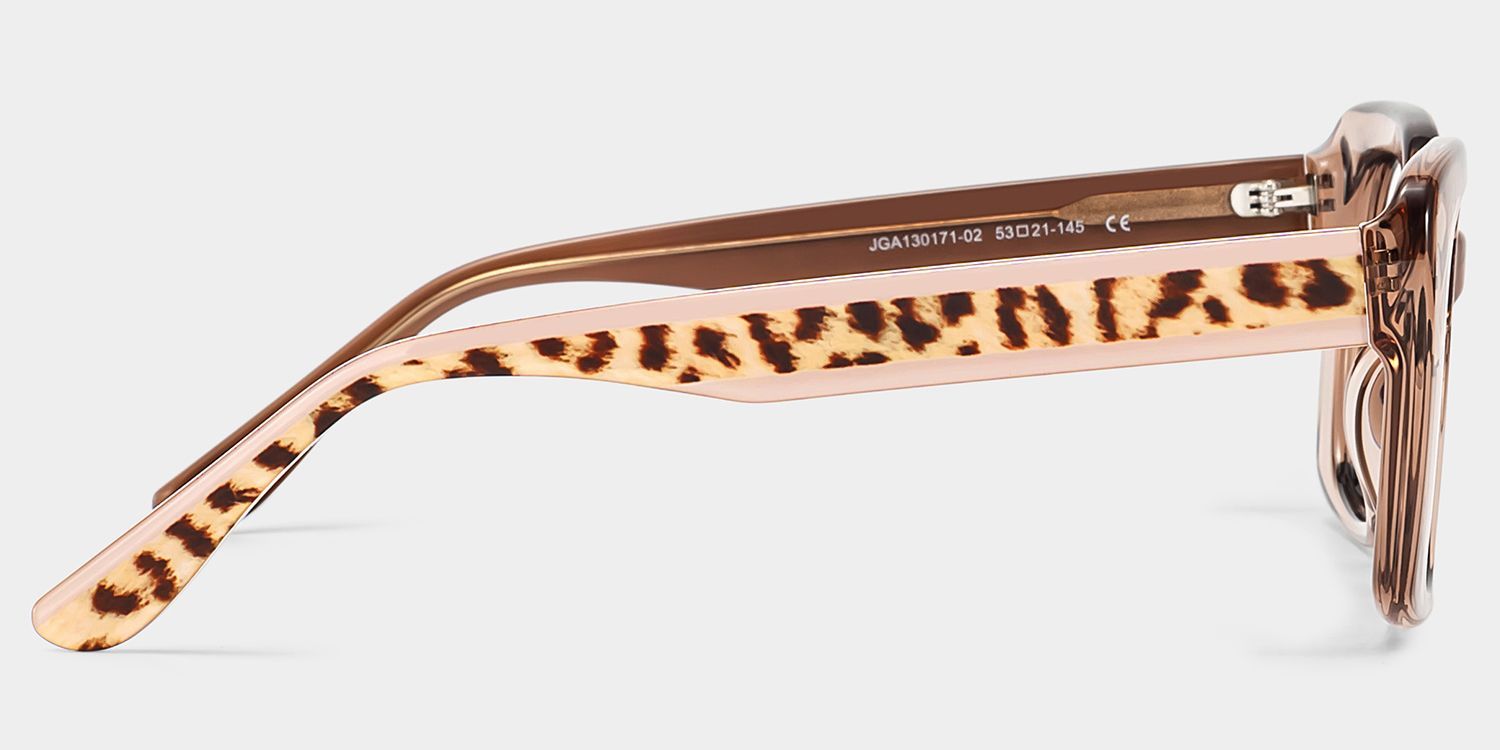 Lunettes Carrées Beiges Natalie | ZEELOOL3
