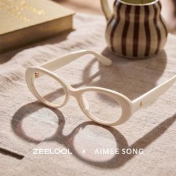Les années 90 Blanc Ovale lunettes0
