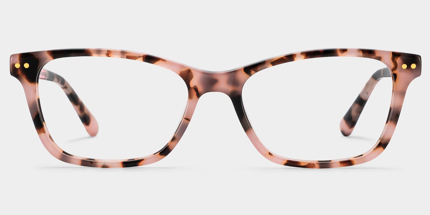Lunettes à monture fine Juliana écaille rose | ZEELOOL0