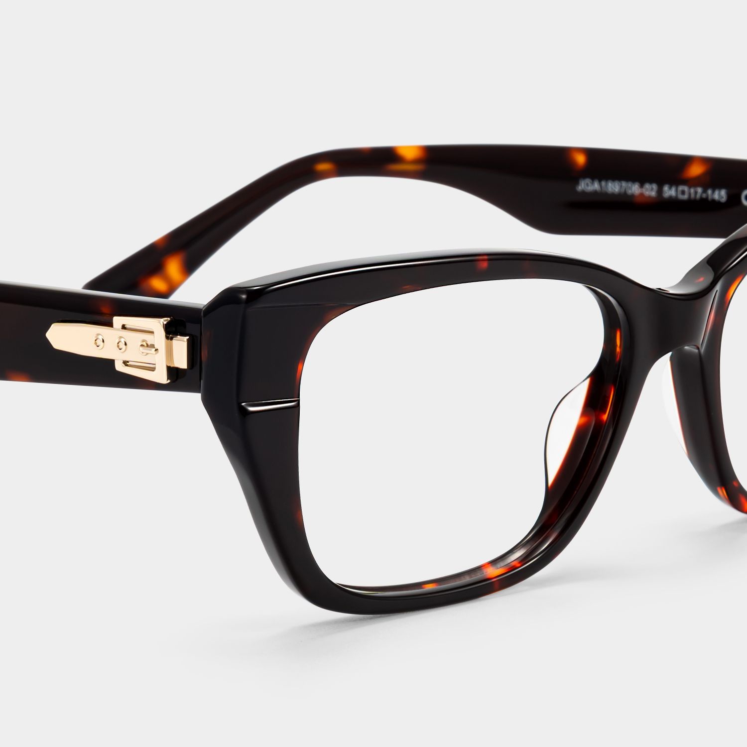 Lunettes rectangulaires écaille de tortue Bowie | ZEELOOL4