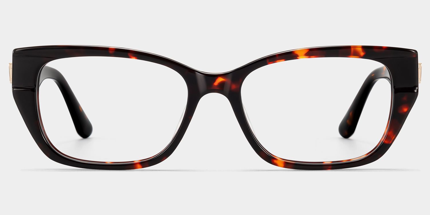 Lunettes rectangulaires écaille de tortue Bowie | ZEELOOL0