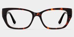 Bowie Écaille Rectangulaire lunettes0