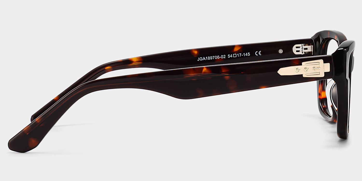 Lunettes rectangulaires écaille de tortue Bowie | ZEELOOL3