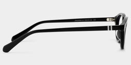 Lunettes ovales noires Ashby4