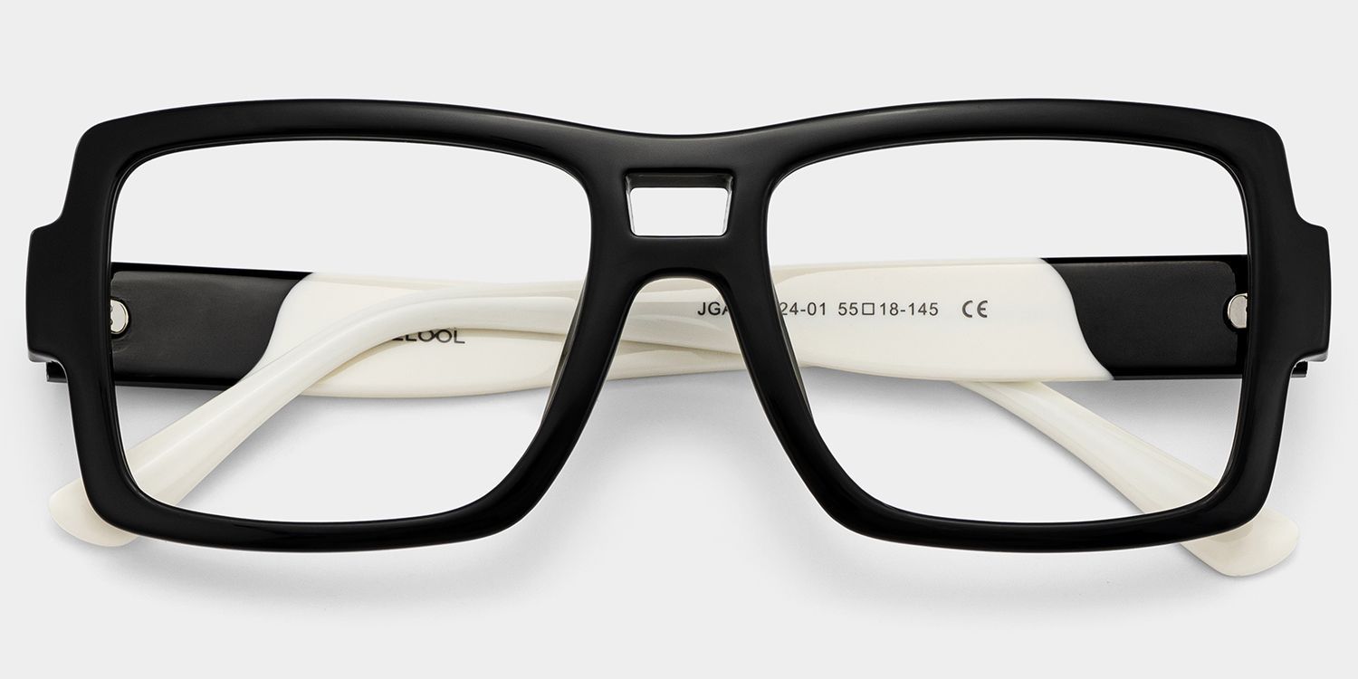 Lunettes aviateur Nora à monture noire pour femmes | ZEELOOL2
