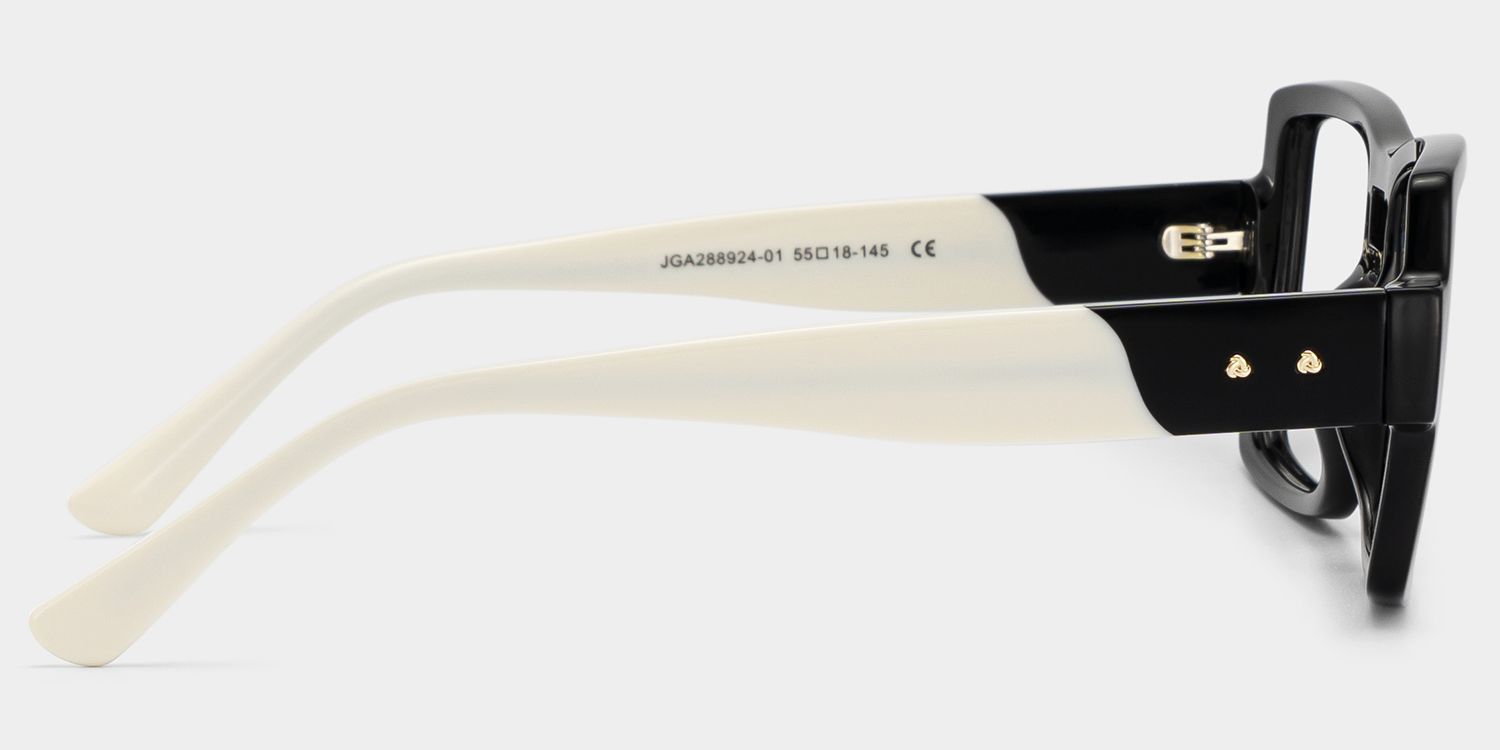 Lunettes aviateur Nora à monture noire pour femmes | ZEELOOL4