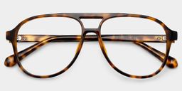 Lunettes aviateur écaille de tortue Luna1